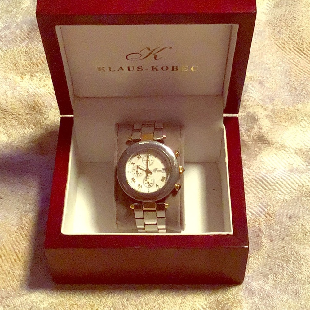 Women’s large face watch.